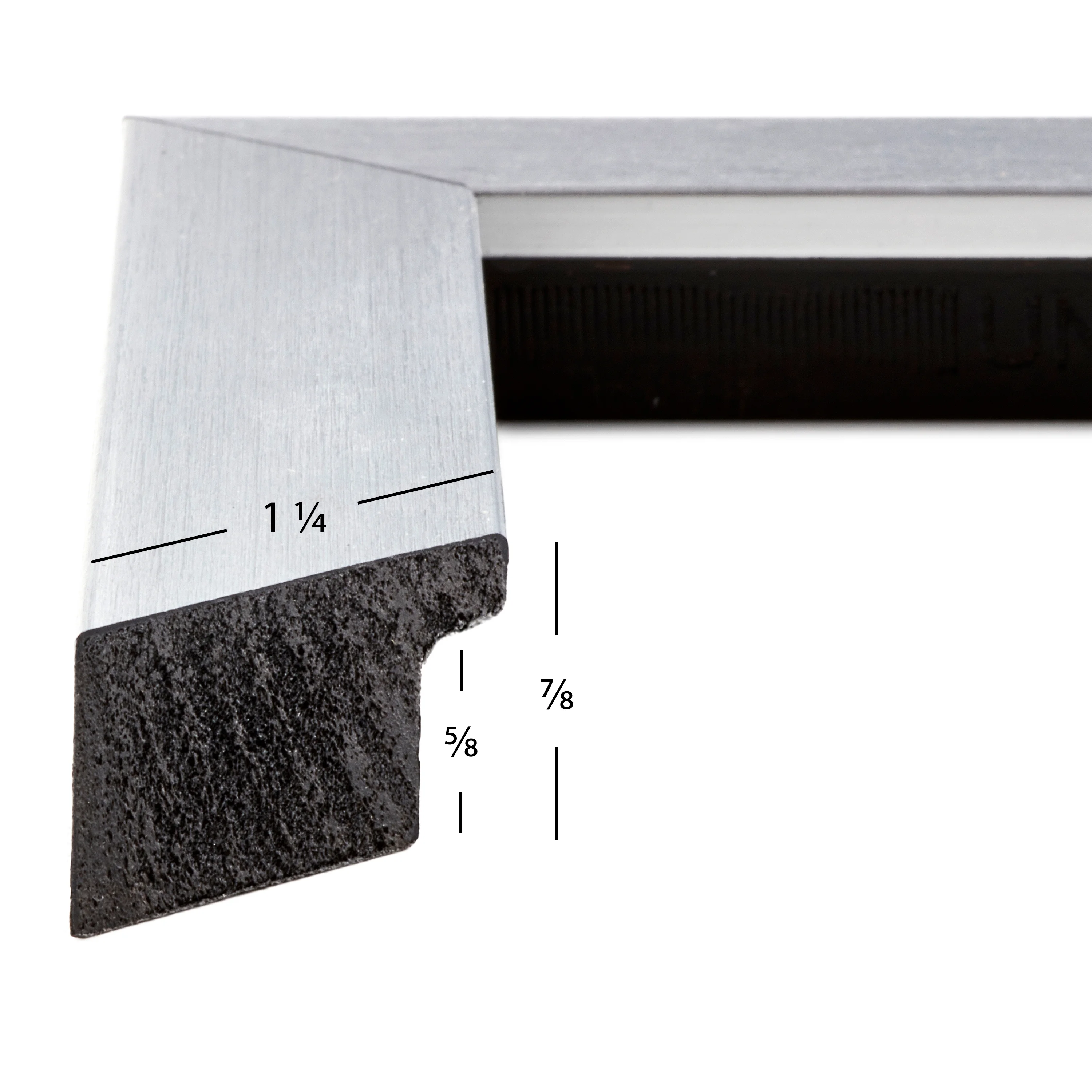 Craig Frames Modern Aesthetics 125, 14x18 inch Picture Frame Matted for a 10x13 Photo, Silver, Set of 4 - Curated Treasures Market