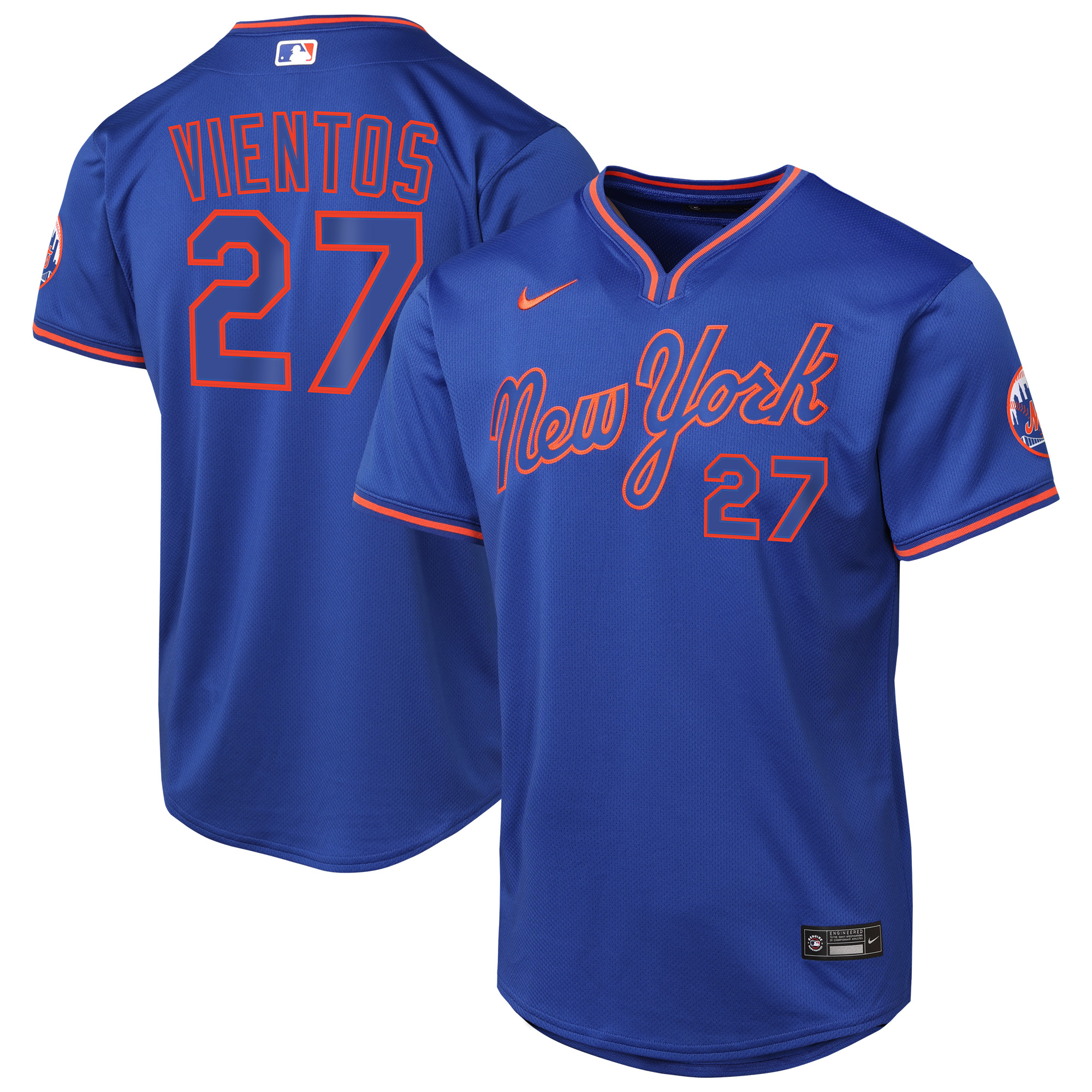 Youth New York Mets Mark Vientos Nike Royal Alternate 2 Limited Jersey