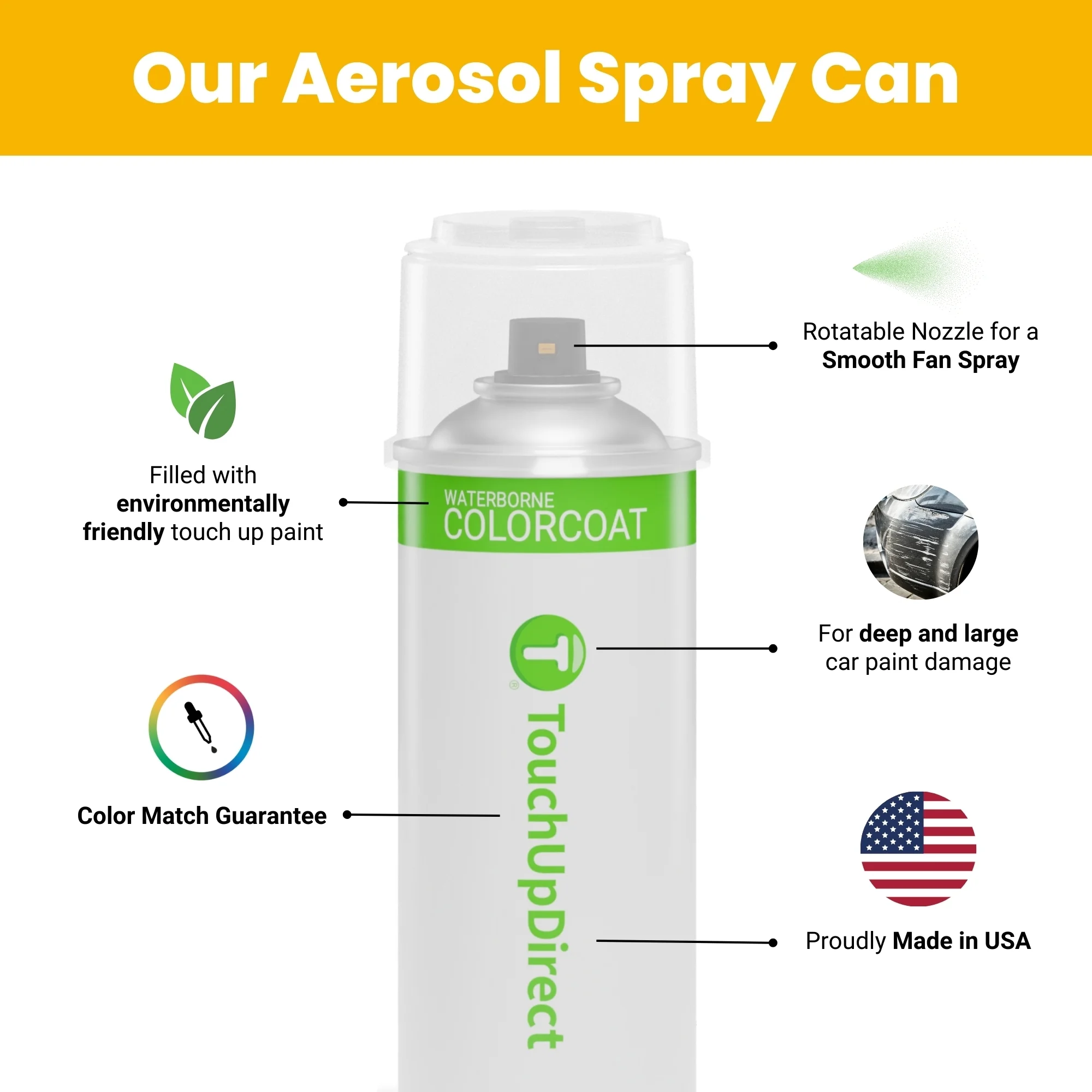 TouchUpDirect 4T8 Sandy Beach Metallic for Toyota Exact Match Touch Up Paint Aerosol - Platinum Package Fits select: 2010-2013 TOYOTA CAMRY, 2011-2013 TOYOTA COROLLA - Curated Treasures Market