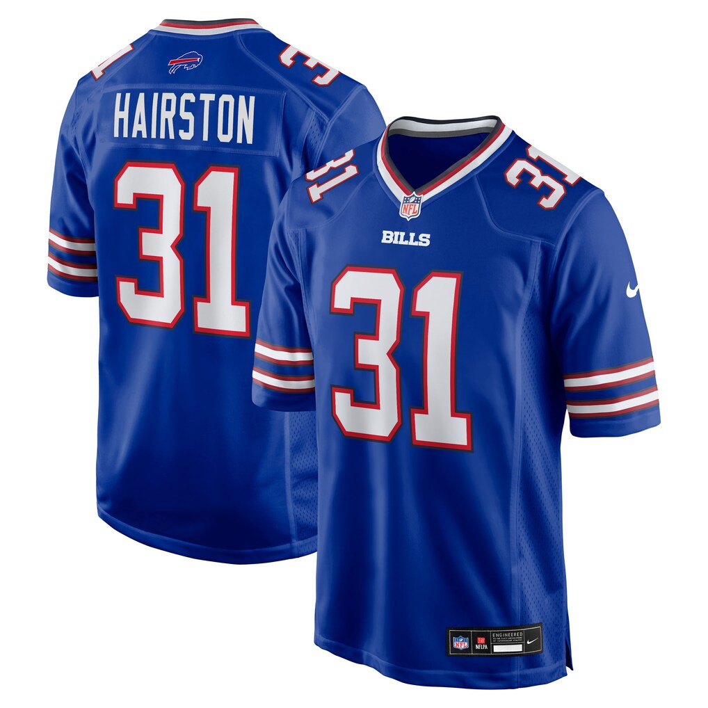Men's Buffalo Bills Maxwell Hairston Nike Royal Game Player Jersey