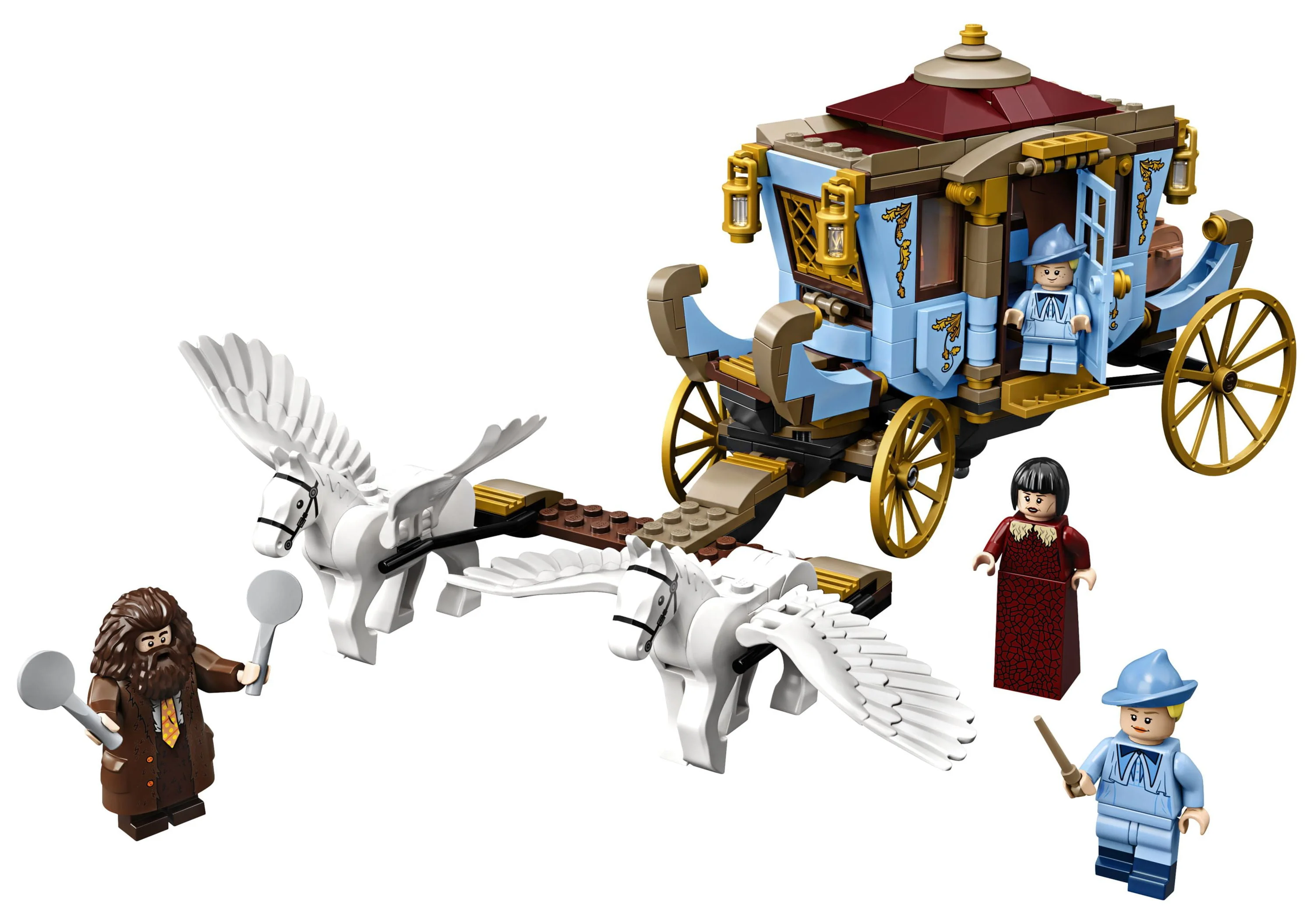 LEGO Harry Potter and the Goblet of Fire Beauxbatons' Carriage: Arrival at Hogwarts 75958 Wizard Hagrid Horses Building Toy (430 Pieces)