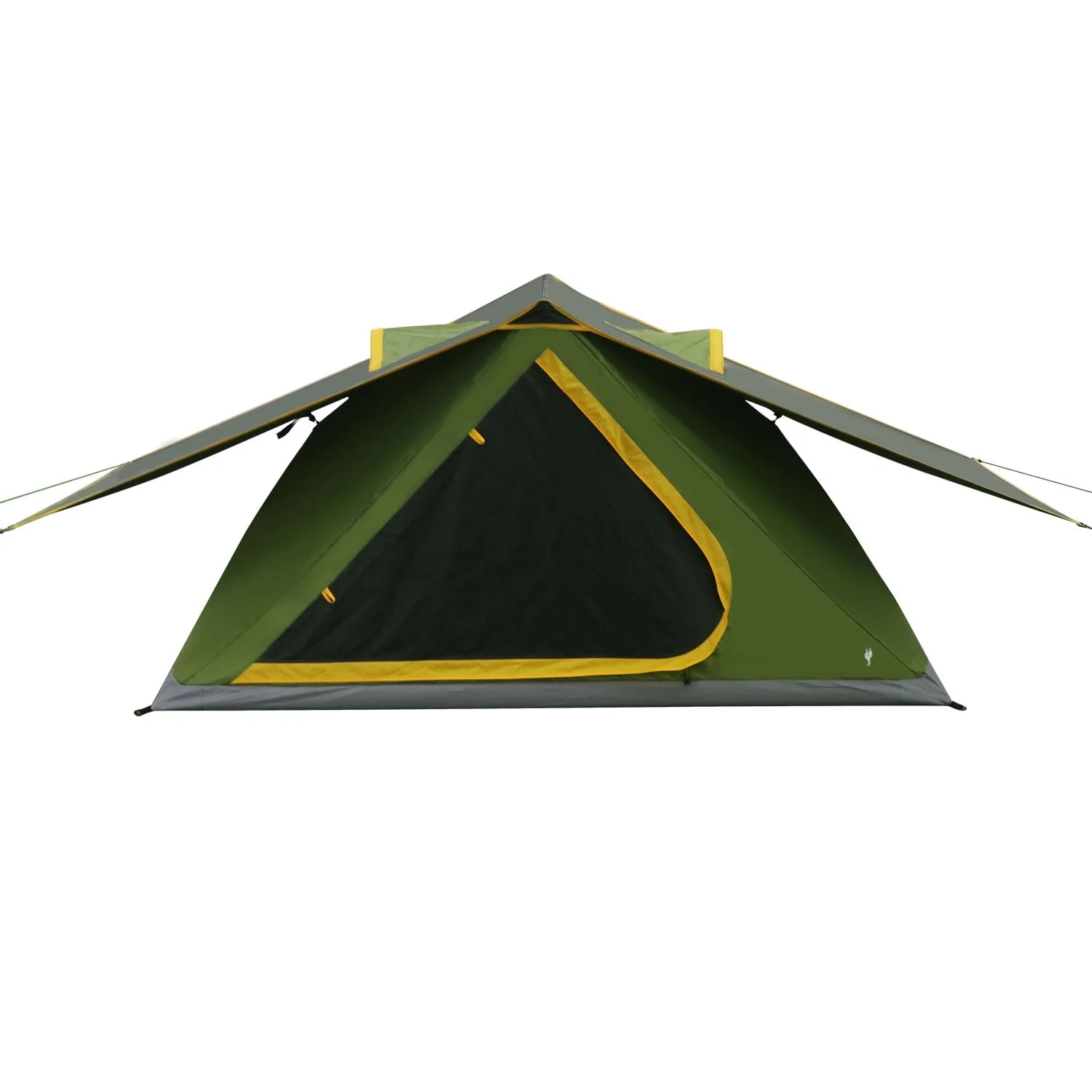 Ozark Trail 2-Person Pop up Instant Hub Tent, Green, Dimensions: 57.48x88.58x51.18, 7.5 lbs.