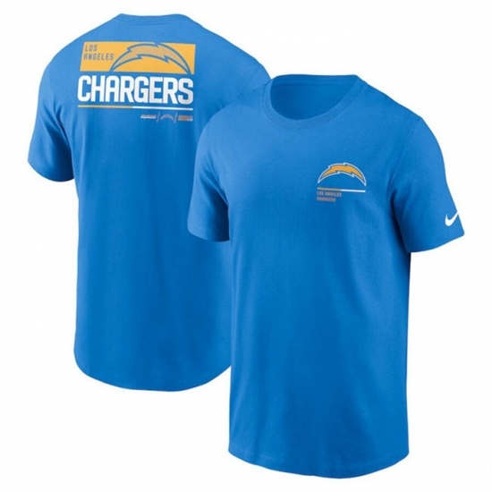 Men's Los Angeles Chargers Light Blue Team Incline T Shirt