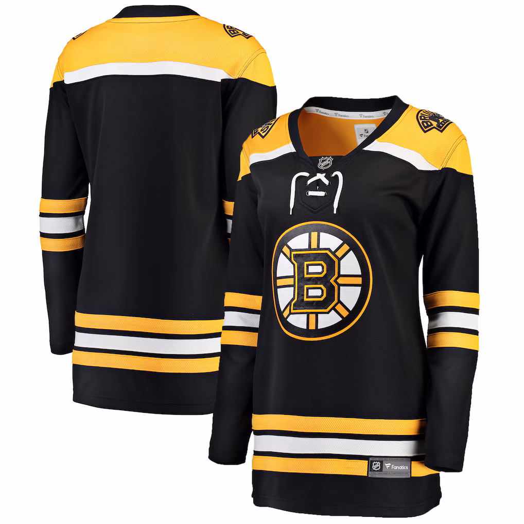 Women's Boston Bruins Fanatics Black Home Breakaway Jersey