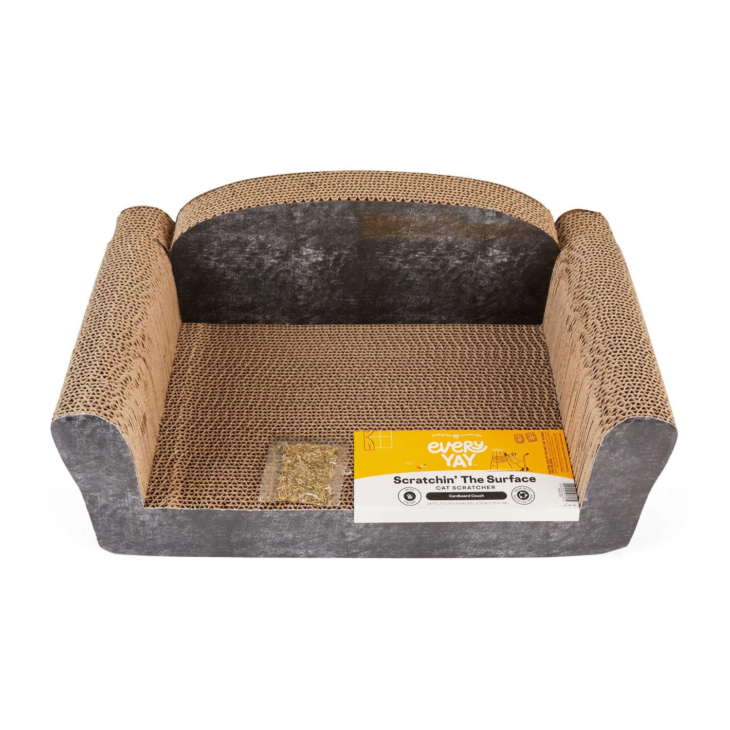 EveryYay Assorted Scratchin The Surface Cardboard Couch Cat Scratcher