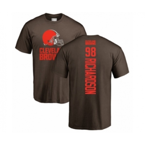Football Cleveland Browns #98 Sheldon Richardson Brown Backer T-Shirt