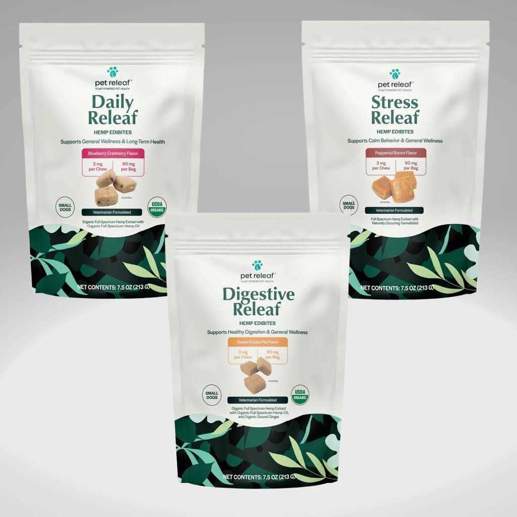 Pet Releaf Stress Releaf Hemp Edibites