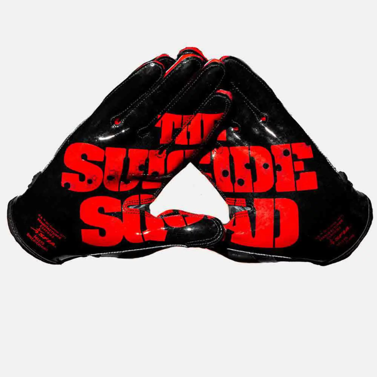 The Suicide Squad Football Gloves - VPS1 by Phenom Elite - Curated Treasures Market