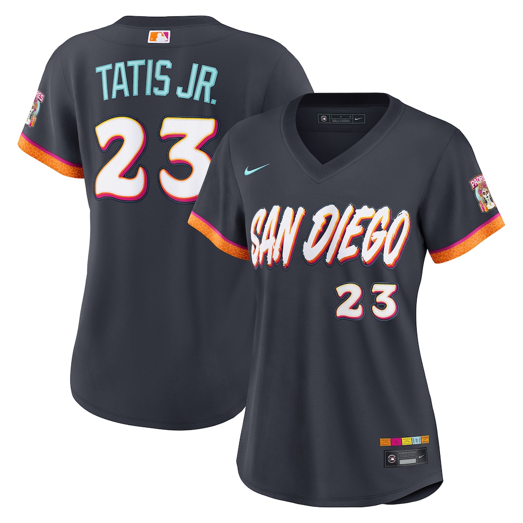 Women's San Diego Padres Fernando Tatis Jr. Nike Obsidian 2026 City Connect Stadium Jersey