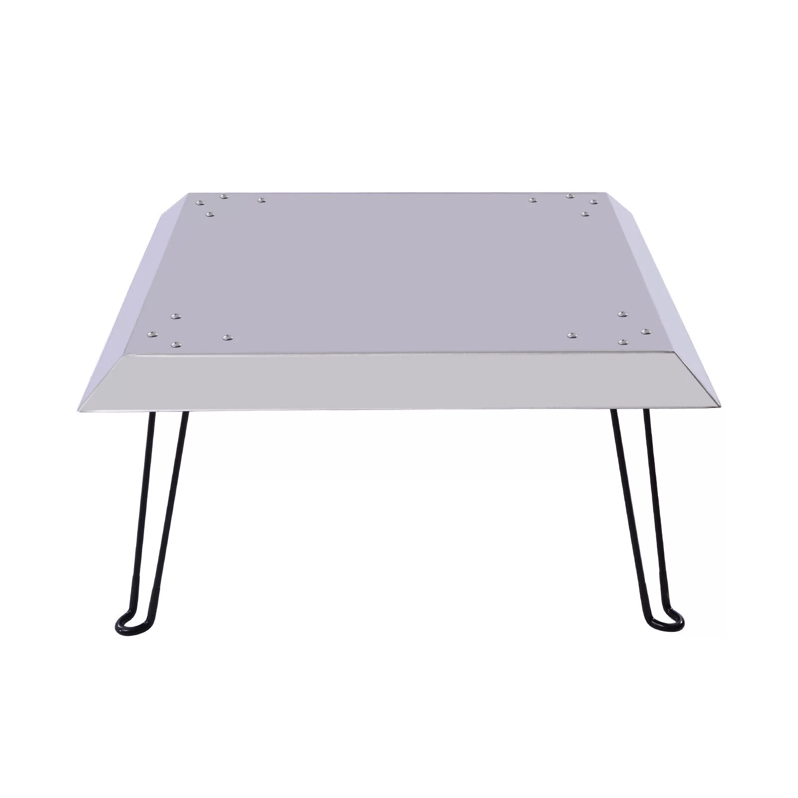 TOOL1SHOoo  Fire Pit Heat Deflector Stainless Steel Square Drop-in Burner Cover 25 X25''