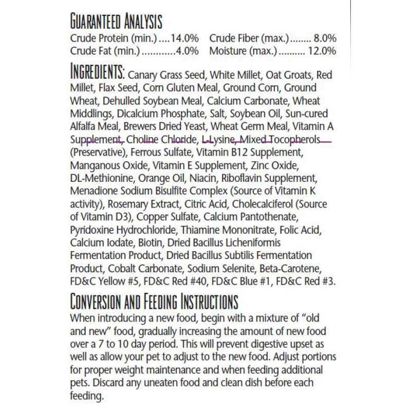 Kaytee Forti Diet Parakeet Food