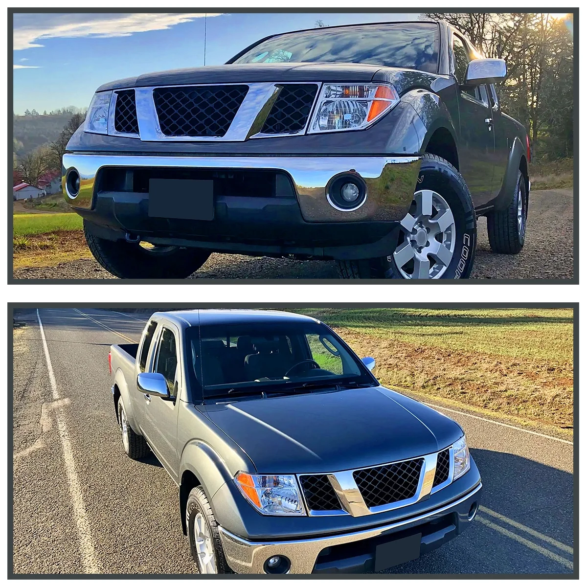 Spec-D Tuning Chrome Headlights Compatible with 2005-2008 Nissan Frontier, 2005-2007 Nissan Pathfinder - Curated Treasures Market