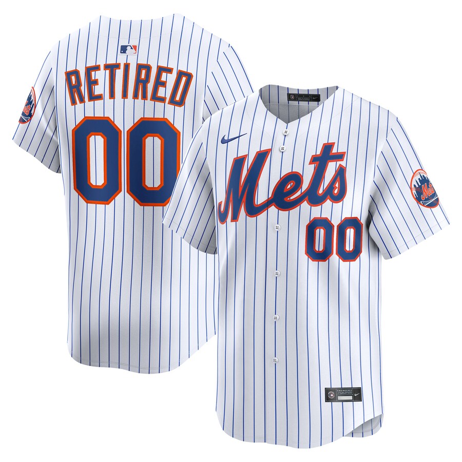 Men's New York Mets Nike White Home Limited Pick-A-Player Retired Roster Jersey