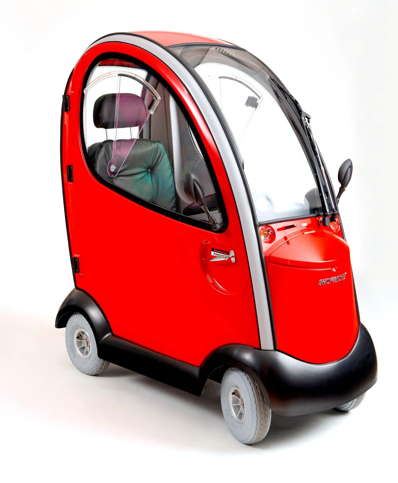 Shoprider Flagship Enclosed Cabin Mobility Scooter With Removable Doors, Blue
