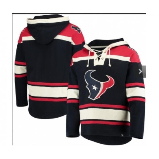 Men's Houston Texans Blank Navy Blue Team Color NFL Nike Hoodie