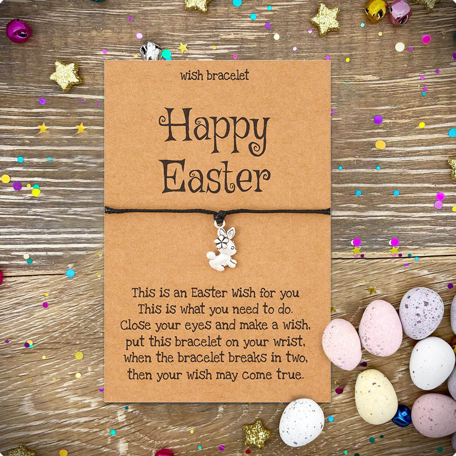 BOLUOYI Boho Jewelry Sets for Women Trendy Graduation Gifts for Her Easter Day Bracelets for Kids Adult, Bracelets for Women Child Happy Easter Day Gifts Rabbit Bracelets - Curated Treasures Market