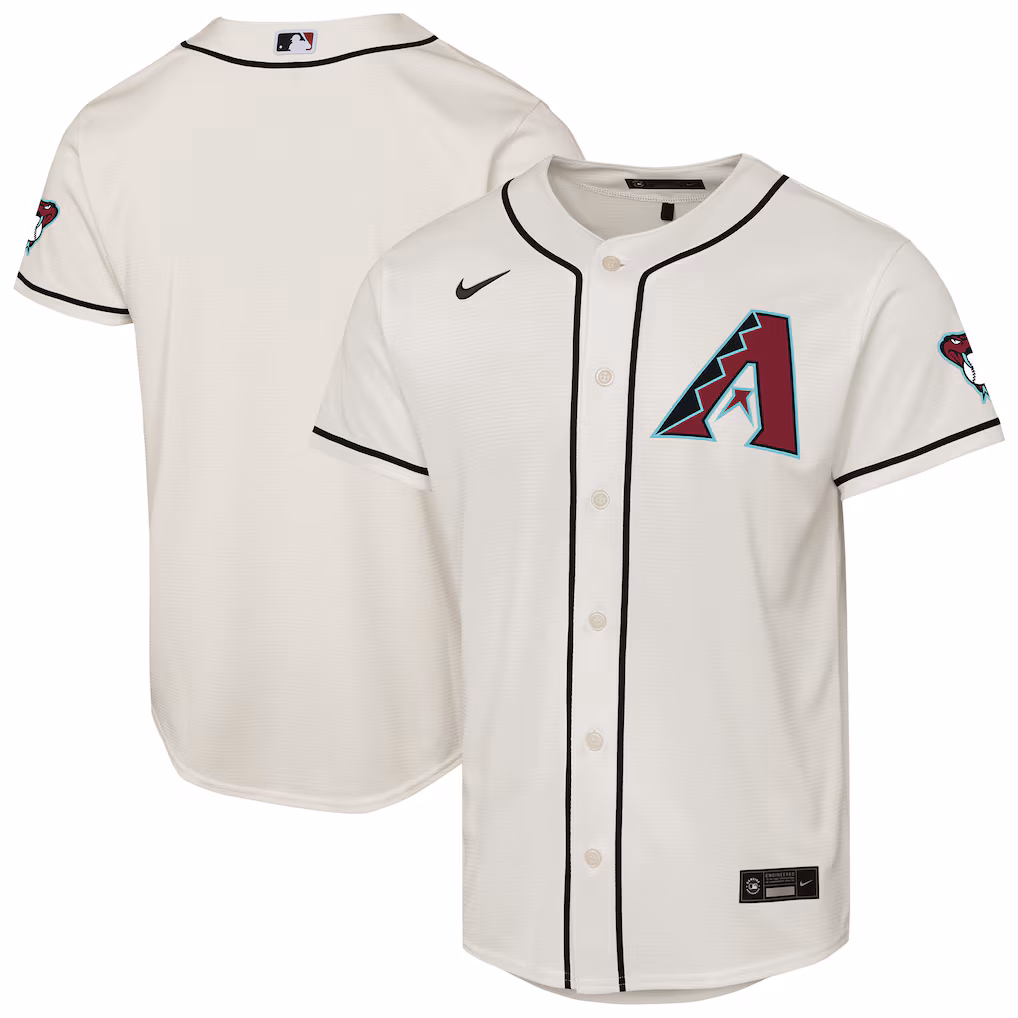Youth Arizona Diamondbacks Nike Cream Home Stadium Jersey