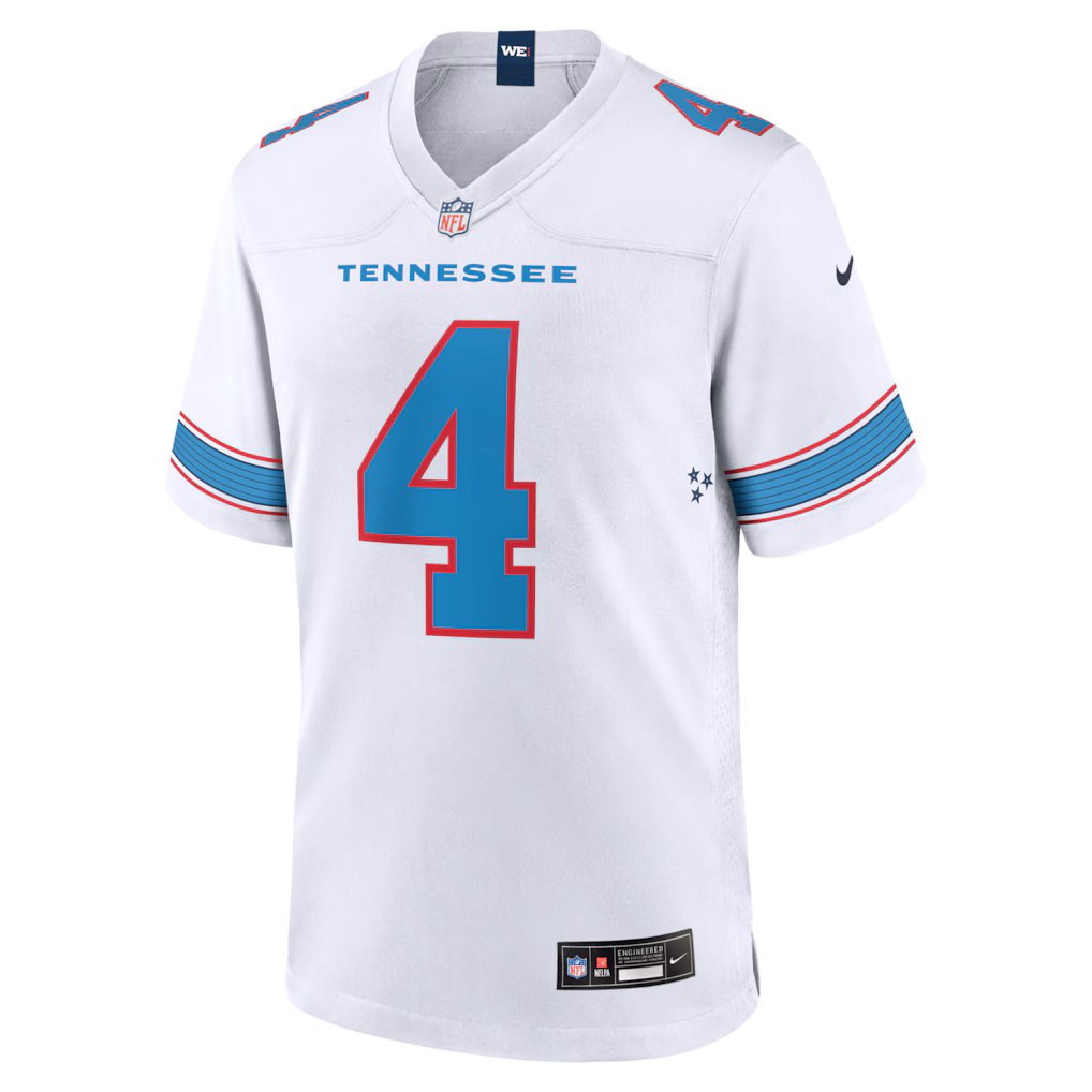 Men's Tennessee Titans Wan'Dale Robinson Nike White Vapor F.U.S.E. Stitched Limited Jersey
