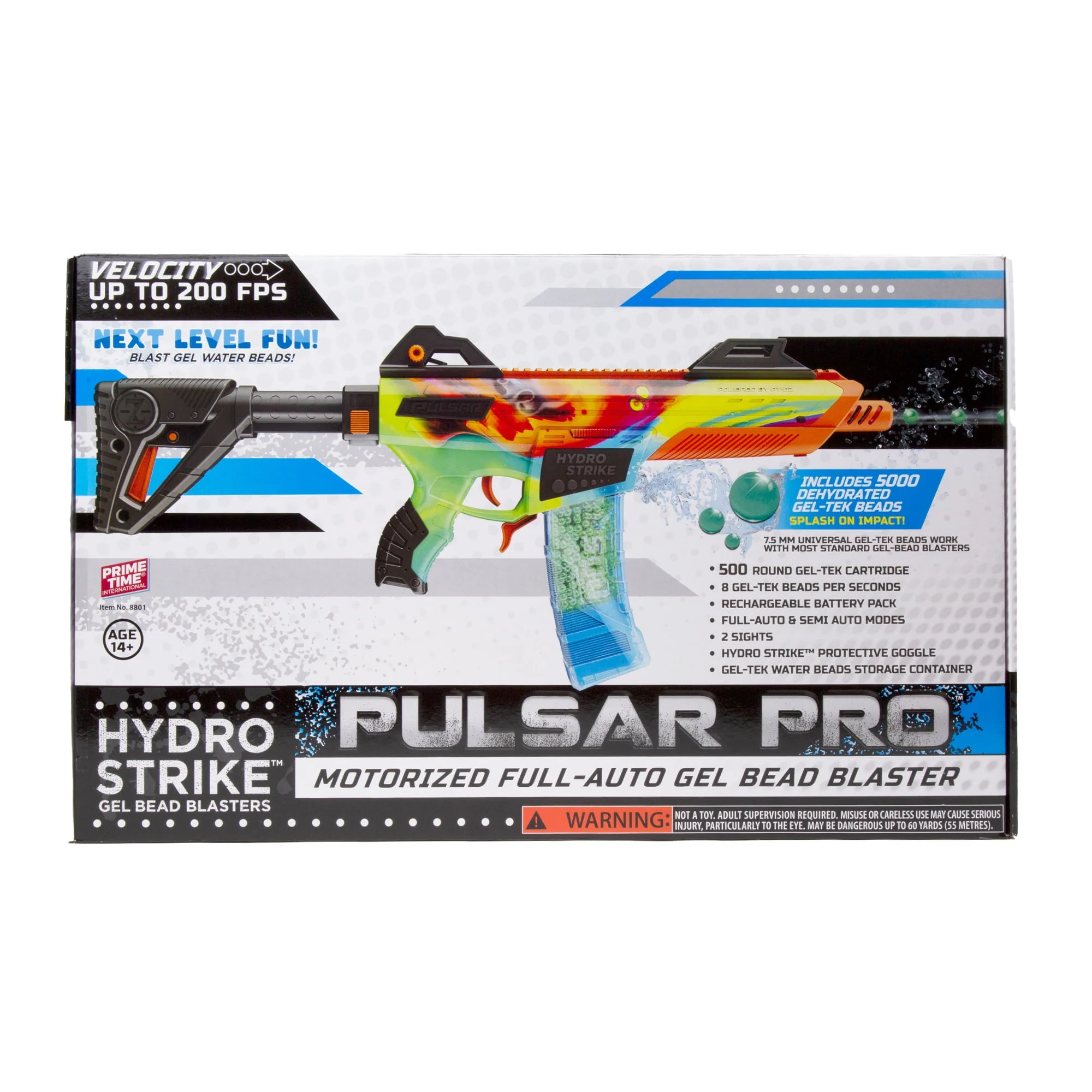 Hydro Strike Pulsar Pro Battery Gel Blaster with 5000 Water Beads