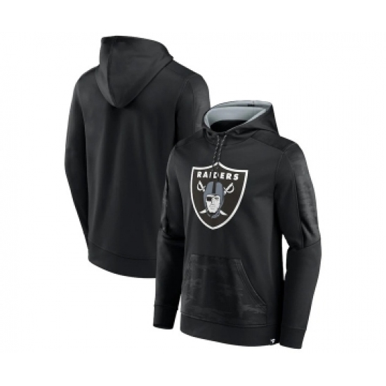 Men's Las Vegas Raiders Black On The Ball Pullover Hoodie