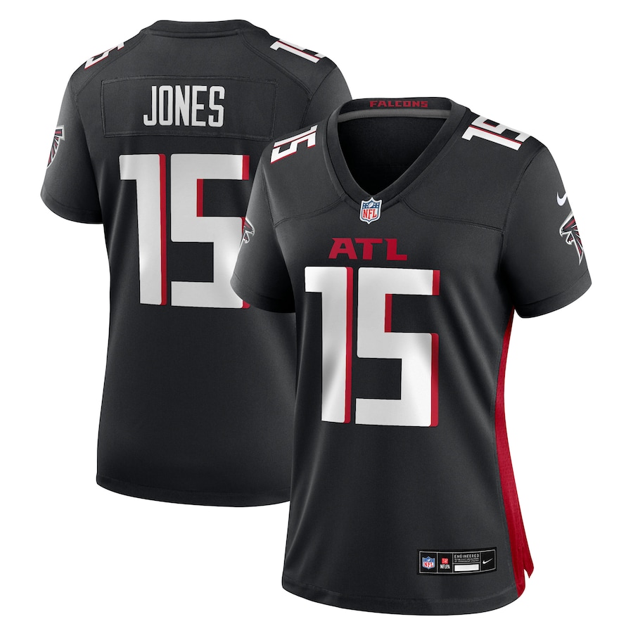Women's Atlanta Falcons Emory Jones Nike Black Team Game Jersey