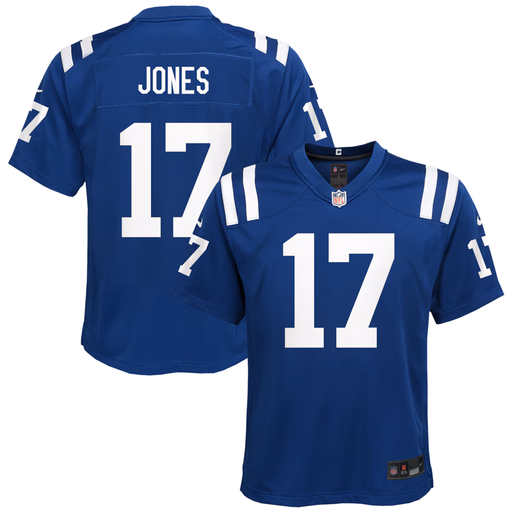 Youth Indianapolis Colts Daniel Jones Nike Royal Alternate 2 Game Jersey