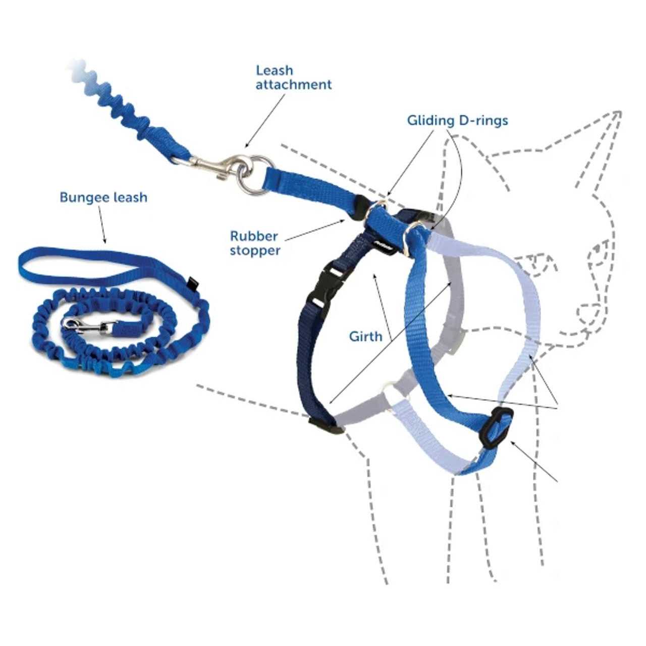 PetSafe Come with Me Kitty Harness Bungee Leash