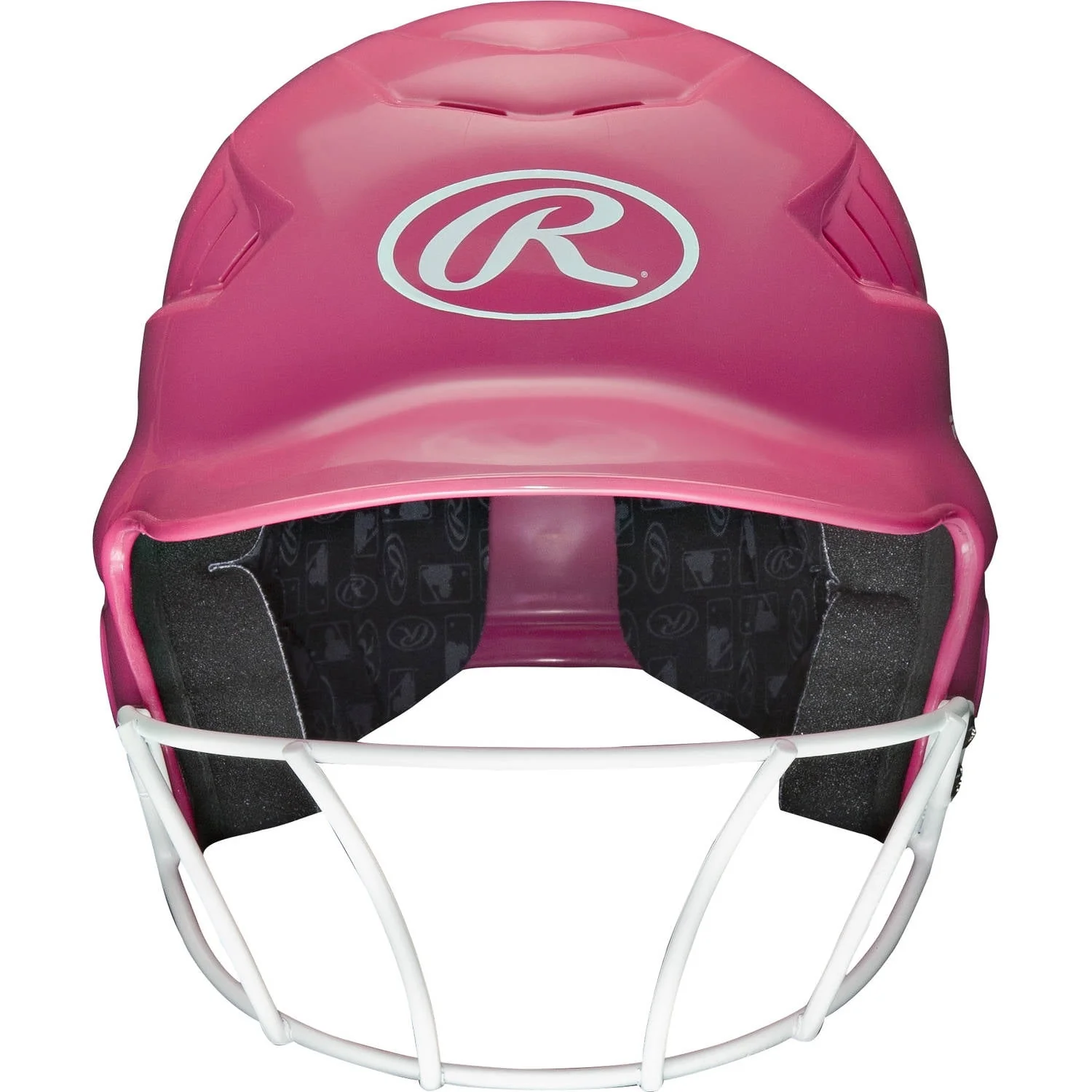 Rawlings Coolflo Highlighter Batting Helmet | Matte Black | Adult