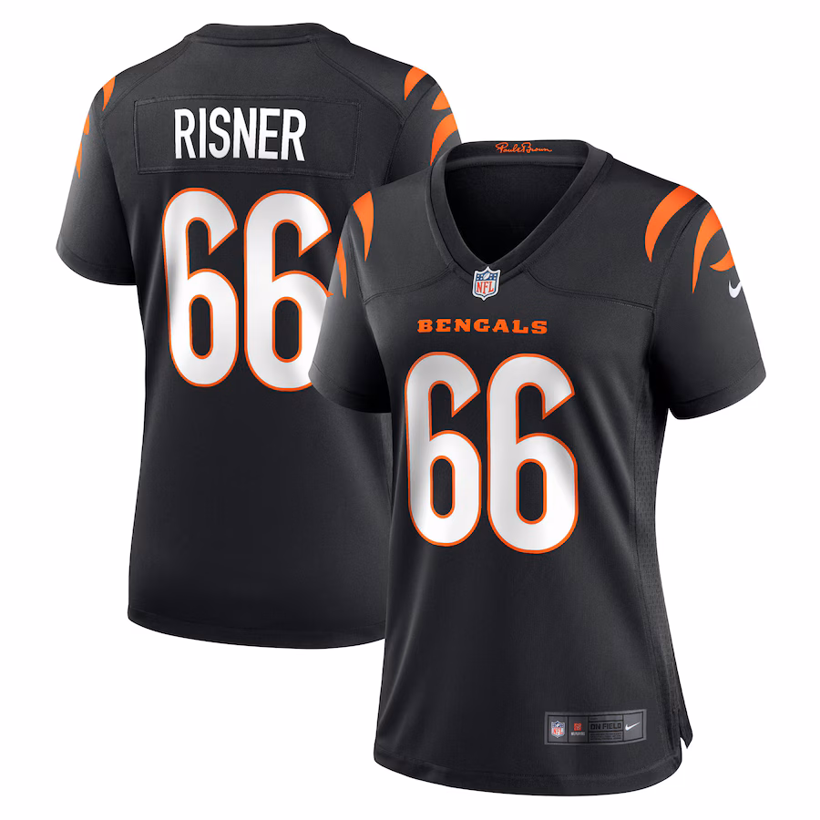 Women's Cincinnati Bengals Dalton Risner Nike Black Team Game Jersey