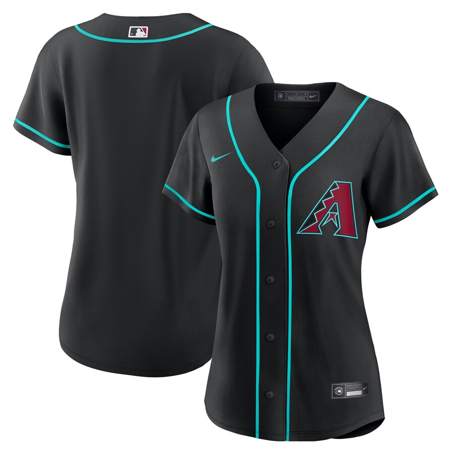 Women's Arizona Diamondbacks Nike Black Alternate Replica Jersey
