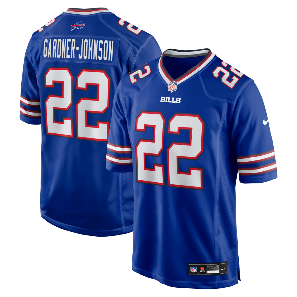 Men's Buffalo Bills Chauncey Gardner-Johnson Nike Royal Team Game Jersey