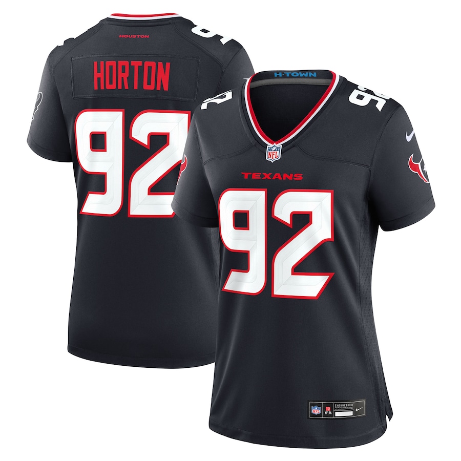 Women's Houston Texans Dylan Horton Nike Navy Team Game Jersey