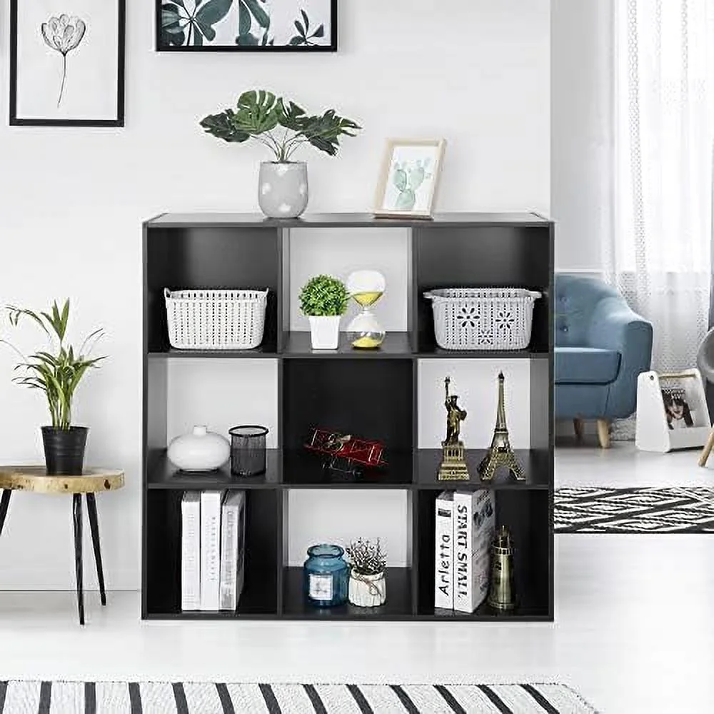 TJCGDTY 12 Cube   Organizer Bookshelf with Open Back Closet Cabinet  DIY Plastic Modular Book  for Organizing Closet Bins - Curated Treasures Market