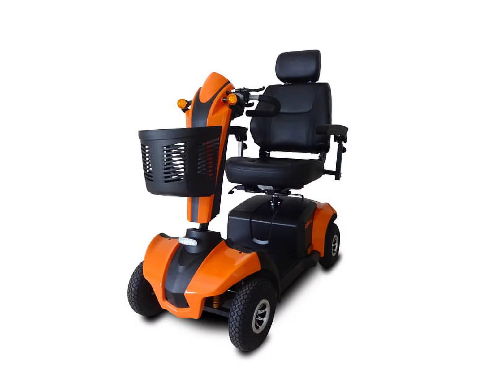 EV Rider CityRider 4 Wheel Electric Portable Travel Scooter, Red