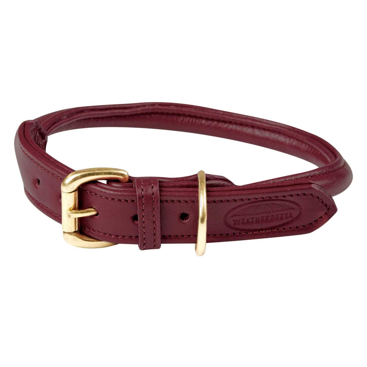 Weatherbeeta Rolled Leather Dog Collar