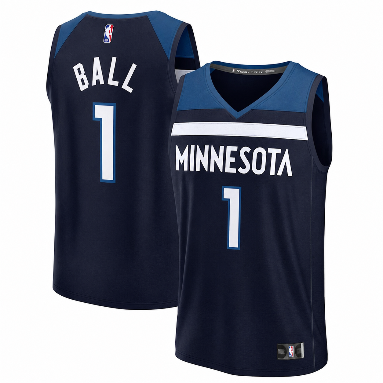 Men's Minnesota Timberwolves LaMelo Ball Navy Fast Break Jersey - Icon Edition