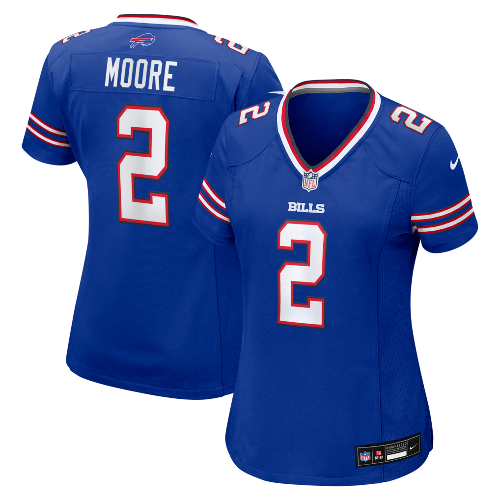 Women's Buffalo Bills D.J. Moore Nike Royal Game Jersey
