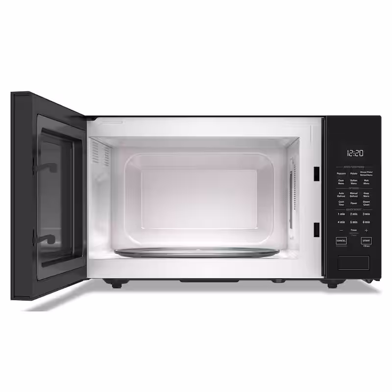 22 in. 1.6 cu. ft. Sensor Cooking Microwave in Black