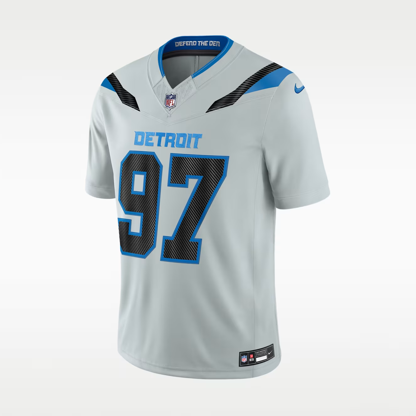 Men's Aidan Hutchinson Detroit Lions Rivalries Collection Vapor F.U.S.E. Stitched Limited Jersey