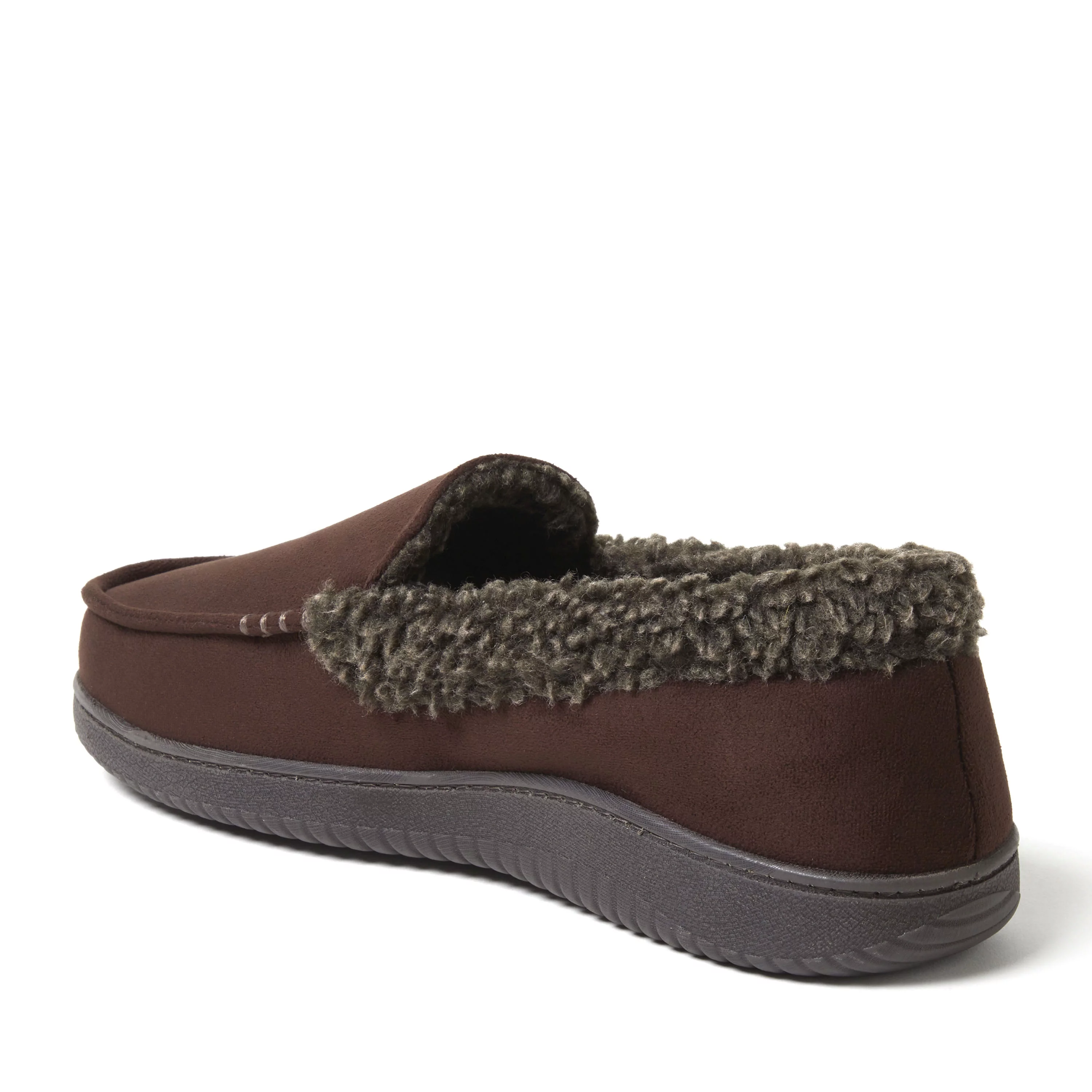 Dearfoams Men's Alexander Microsuede Moccasin Slipper - Curated Treasures Market
