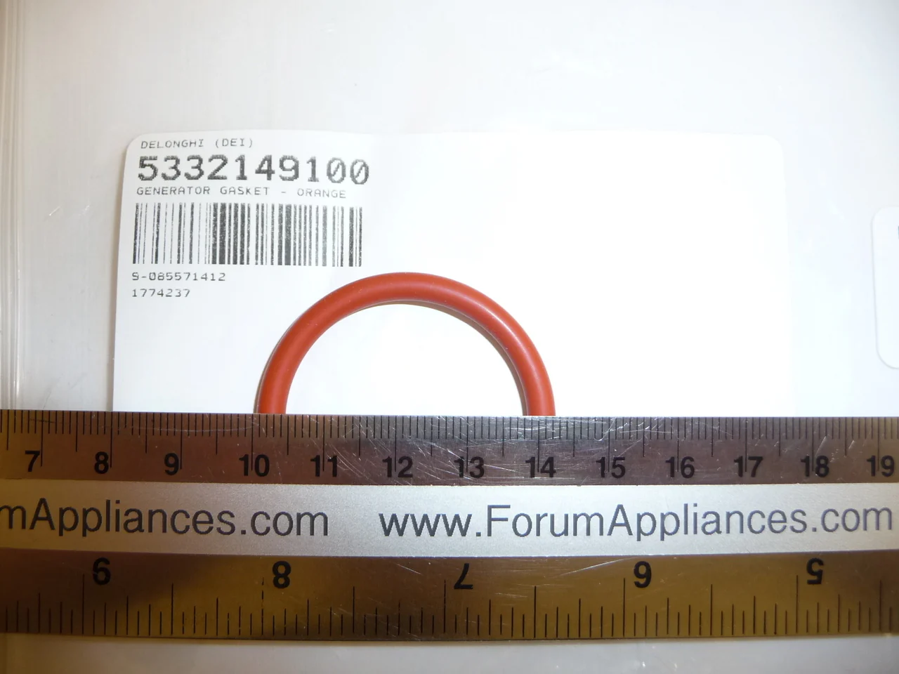 O-Ring (on generator - large orange) for EAM-3*00, EAM-4500, ESAM-2000, ESAM-4*00, ESAM-5*00, ESAM-6**0, ECAM-22110, ECAM-23**0, ECAM-26455
