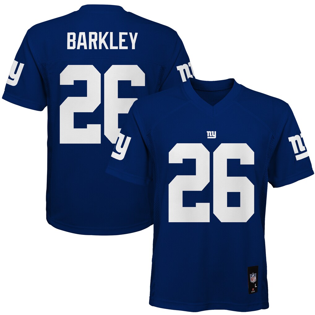 Youth New York Giants Saquon Barkley Royal Replica Player Jersey