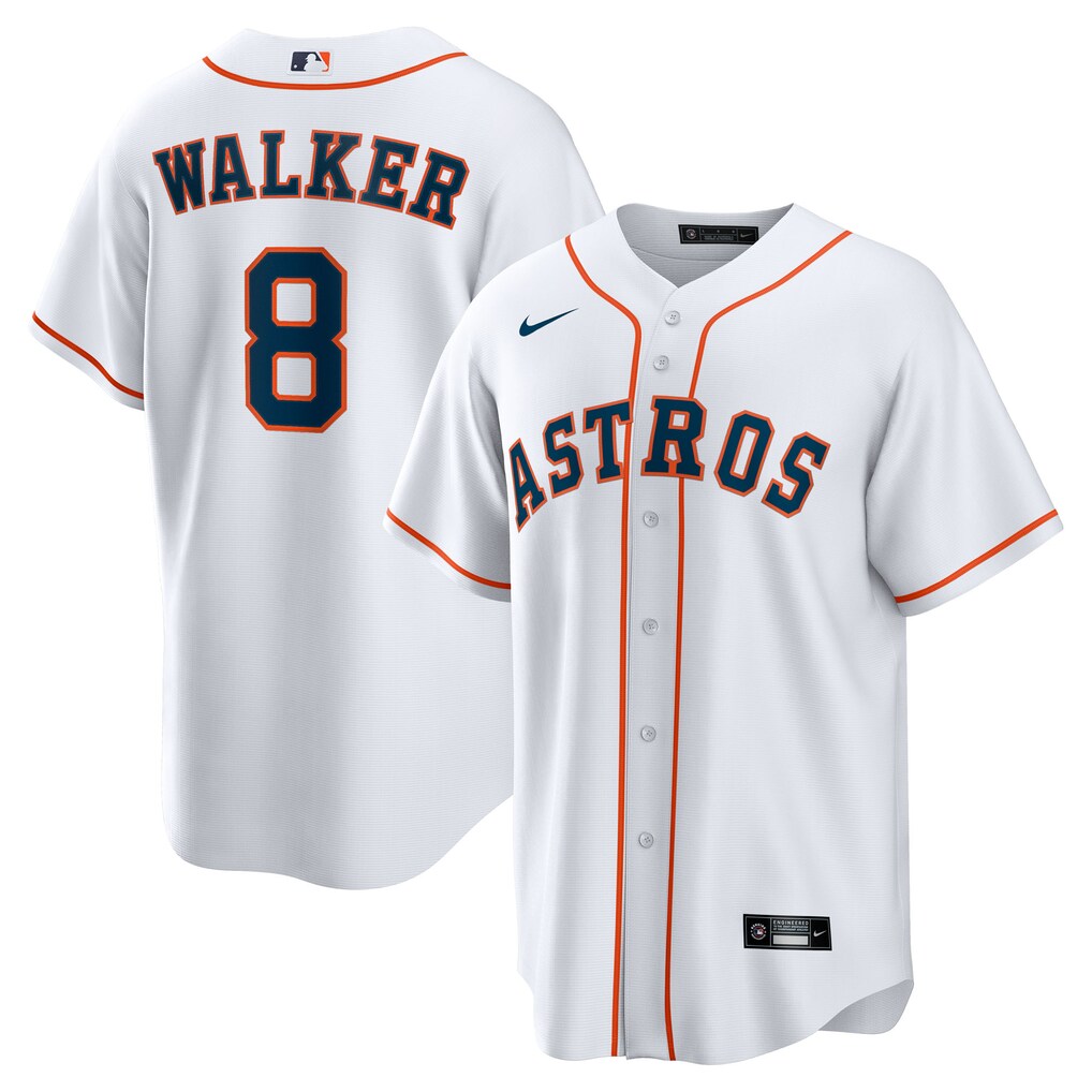 Men's  Houston Astros Christian Walker Nike White Home Replica Jersey