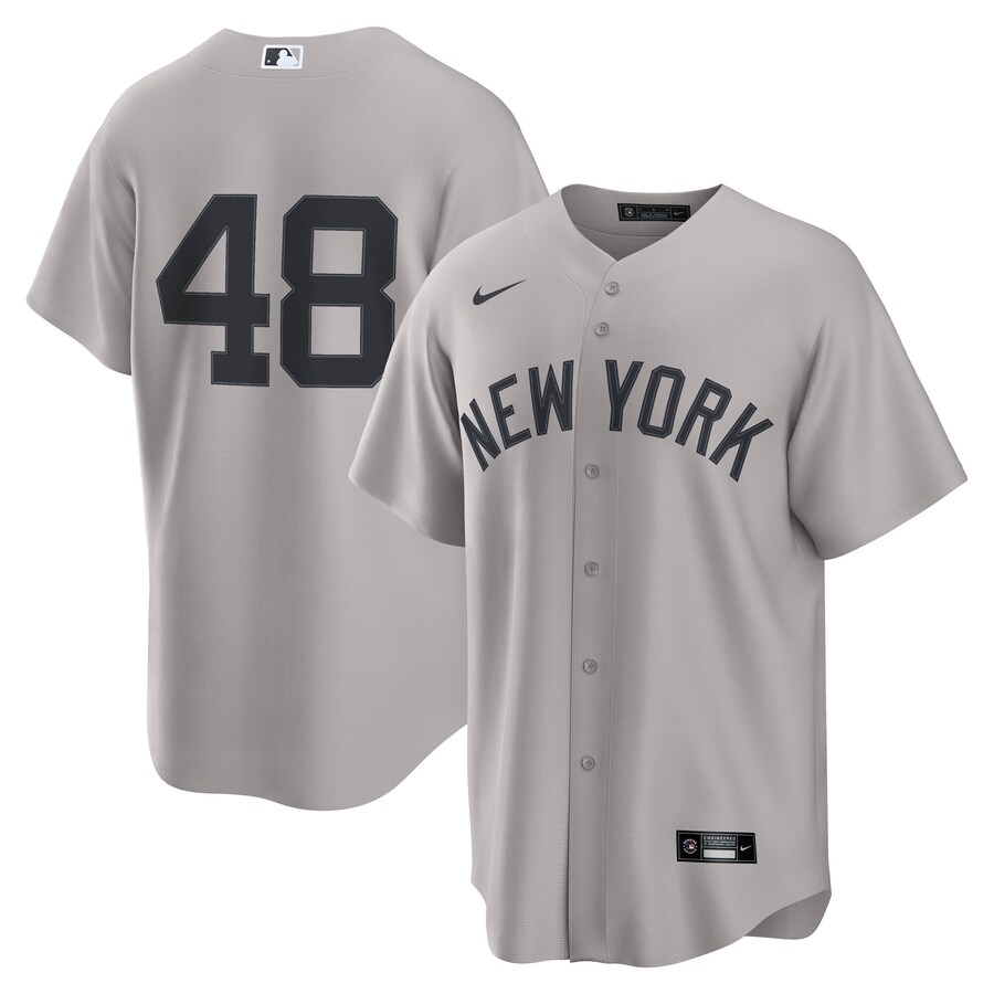 Men's New York Yankees Paul Goldschmidt Nike Gray Road Replica Jersey