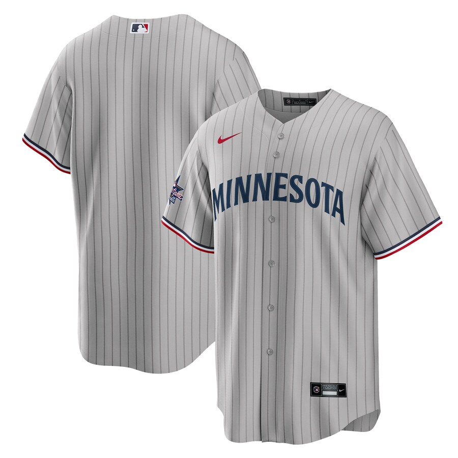 Men's Minnesota Twins Nike Gray 2025 MLB All-Star Game Away Replica Jersey