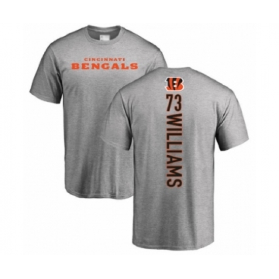 Football Cincinnati Bengals #73 Jonah Williams Ash Backer T-Shirt