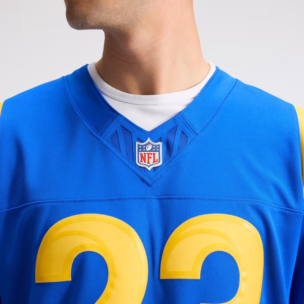 Men's Los Angeles Rams Kyren Williams Nike Royal Vapor F.U.S.E. Sewn Down Limited Jersey