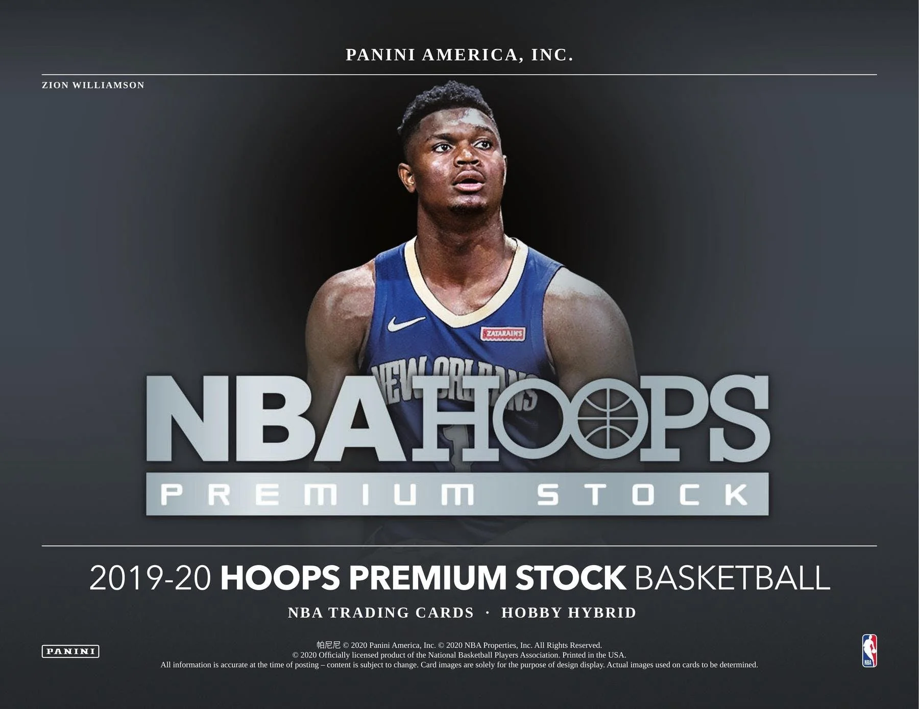 Panini 2019-20 Hoops Premium NBA Basketball Trading Cards Blaster Box- 32 Cards | Exclusive One of One Black Prizm!