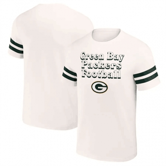 Men's Green Bay Packers Cream X Darius Rucker Collection Vintage T Shirt