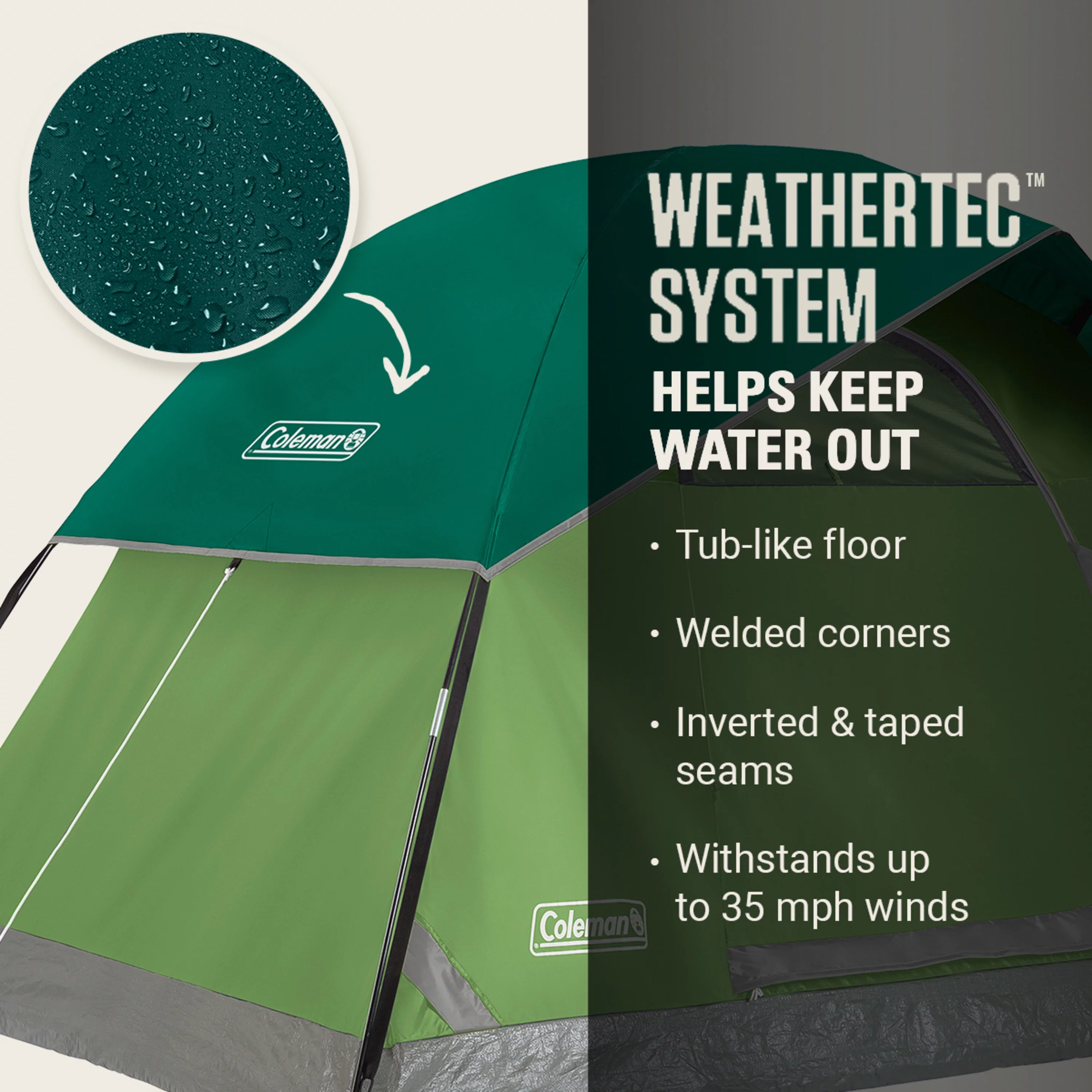 Coleman Sundome 2-Person Camp Tent